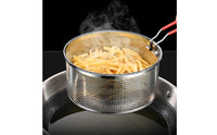 Deep Fry Basket Multi-Functional Deep Fryer Basket for Restaurant
