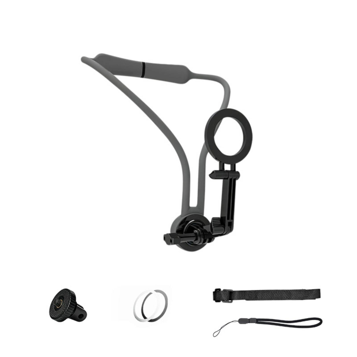 Neck Camera Mount Vlog Neck Mount with Holder Instant-Release Phone Holder for Vloggers