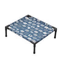 Raised Dog Cat Cot All-Season Elevated Pet Bed Easy to Clean for Cats