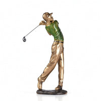 Golf Figurine Tabletop Golfer Statue Sculpted for Study, Golfers