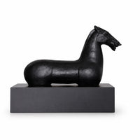 Horse Figurine Minimalist Horse Statue Glossy Ornament for Entryway, Office