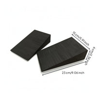 Firm Heel-Elevated Squat Wedge Foam Squat Wedges Dense Calf Stretch Blocks Lightweight for Athletes, Runners