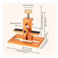 Easy to Install Cabinet Door Aligner Accurate Alignment Cabinet Door Jig Stable and Adjustable Drill Guide Jig Aluminum Alloy