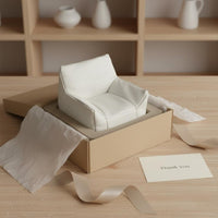 Photo Prop BJD Doll Sofa Display Decoration 1/12 Scale Sofa Soft Padded Look Single-Seat Doll Couch Realistic Details for Collection Setup
