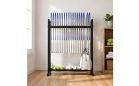 Badminton Racket Stand Carbon Steel Badminton Racket Rack Baked Paint Finish Storage Furniture