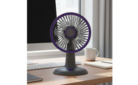 Rechargeable Desk Fan Compact Mini Air Circulator Easy to Clean for Office