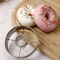 Stainless Steel Doughnut Multi-Purpose Baking Tool Easy to Clean