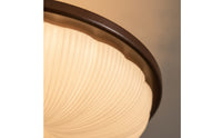 Streamlined Flush Mount Ceiling Light Frosted Ceiling Light with Light Diffusing Cover Round Fixture Minimalist for Bedroom, Living Room, Study