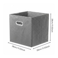 2 Pieces Dustproof Storage Box Space Saving Foldable Storage Bin Multi Purpose