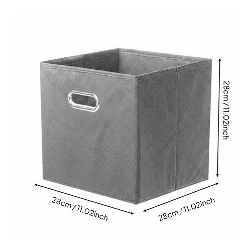 2 Pieces Dustproof Storage Box Space Saving Foldable Storage Bin Multi Purpose
