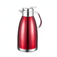 Stainless Steel Thermal Carafe Jug Double-Walled Hot Water Dispenser Pot Anti-Scald Thermal Carafe for Home