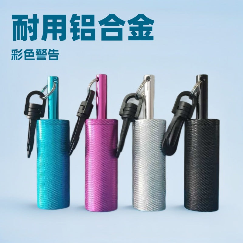 Aluminum Alloy Scuba Rattle Stick High-Frequency Signal Rod