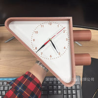 1970s Inspired Double Sided Station Clock