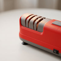 Automatic Electric Honing Device Safe Honing Device with Three Slots Fast Professional for Kitchen