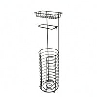 Toilet Tissue Holder with Storage Free Standing for Apartment, Guest Room