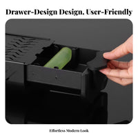 Heavy Duty Drawer Knock Box Hard-Wearing Espresso Knock Box Easy to Clean for Baristas, Home Kitchen, Countertop, Office Pantry