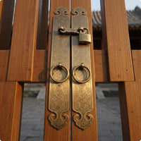 Antique-Style Door Pull Handles Flat Profile Round Handle Loop Handles Rustic