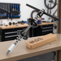Bike Headset Press CNC Machined Bottom Bracket Press Anodized Headset Installation Tool for Bike Mechanics, Cyclists, Workshop, Home Garage