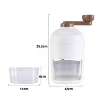 Manual Hand Crank Ice Crusher Easy to Use Household Blender for Home, Parties