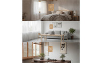 Woven Lampshade Hanging Lampshade Rustic Hanging Lamp Shade for Living Room, Bedroom, Cafe
