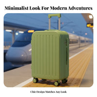 Hardside Suitcase Combination Lock Hardshell Luggage Lightweight