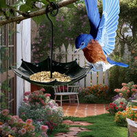 Umbrella Bird Feeder Decorative Garden Decor Weather Resistant for Patio