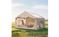 Easy Setup Inflatable Tent Spacious Air Tent Automatic Shelter Ventilated for Backyard