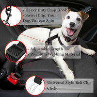 Nylon Dog Leash for Car Travel with Multiple Colors