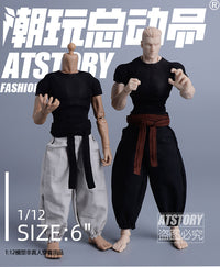 1/12 Fushiguro Toji & Gojo Tight T-Shirt and Tied Warrior Bloomer Pants Set