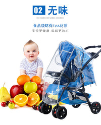 Universal Stroller Rain Cover Windproof Baby Cart Rain Shield