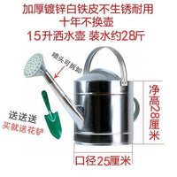 Thickened Iron Sheet Watering Can with Sprayer
