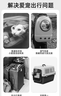 Cat Carrier Backpack for Travel, Portable, Handheld and Crossbody, Large Capacity, Breathable