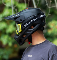 SCOHIRO-WORK DH-1 PRO Full Face Mountain Bike Helmet, Size L, 750g