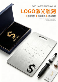 304 Stainless Steel Double-Sided Cutting Board