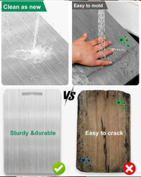 201 Stainless Steel Cutting Board Thickened Anti-Mold and Antibacterial Double-Sided Kitchen Chopping Board