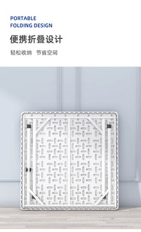 Factory Direct Plastic Mahjong Table, Simple Folding Mahjong Table for Home