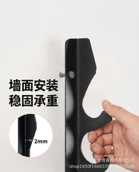 Metal Multi-Slot Fishing Rod Ceiling Mount Hanger with Wall Display Rack
