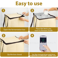 Dough Fermentation Heating Pad with Temperature Control, EU Plug