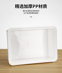 Commercial Dough Proofing Box, Small Deep Pan with Lid, Food-Grade Plastic Baking Tool