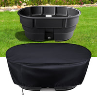 JLY Modern Simple Outdoor Cover for Air Conditioner, Polyester, Black, 50/100/150 Gallon