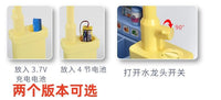 Electric Toy Dishwasher Playset with Apron, Light-Up Feature