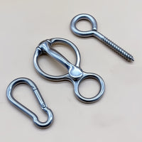 Stainless Steel Horse Rope Buckle Set of Three