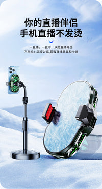 Dual-Core Semiconductor Phone Cooler with Type-C, Black