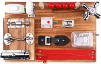 Wooden Bear Busy Board