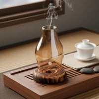 Glass Incense Burner Easy to Clean Glass Aroma Lamp Gift Idea