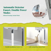 Touchless motion sensor faucet