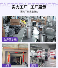 304 Stainless Steel Commercial Soup Pot with Lid, 5L+