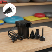 Electric Inflator Device 3 Nozzles Included Inflator Deflator Pump Inflation Tool for Waterside, Camping