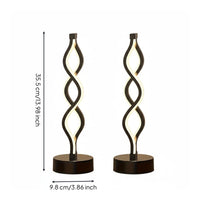 Spiral LED Table Lamp Energy Saving Spiral LED Lamp 3 Color Temperatures for Bar