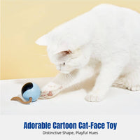Automatic Electric Cat Toy Ball, Rechargeable, LED Light, Interactive